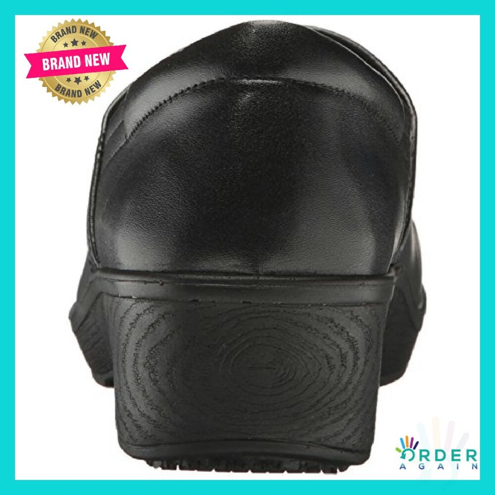 Leather Work Clogs Slip Resistant Platform Comfor… - image 4